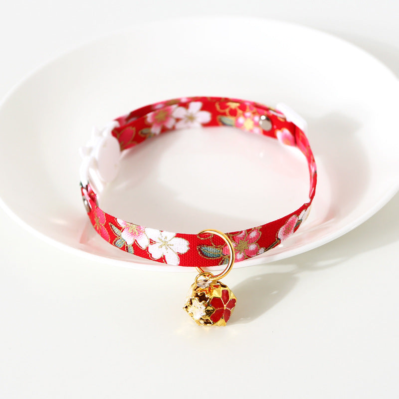 Sakura Bloom Pet Collar