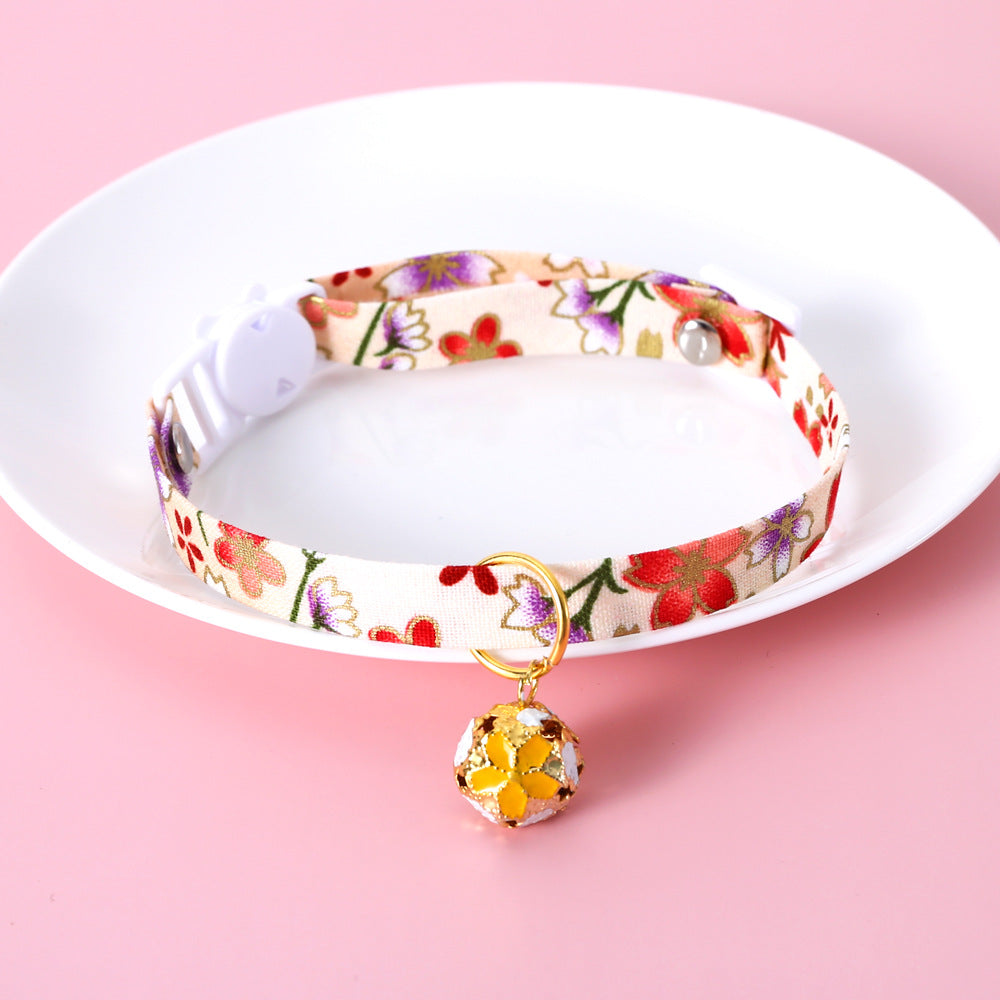 Sakura Bloom Pet Collar