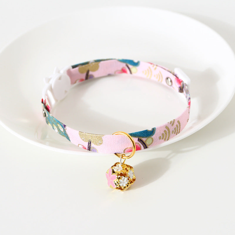 Sakura Bloom Pet Collar