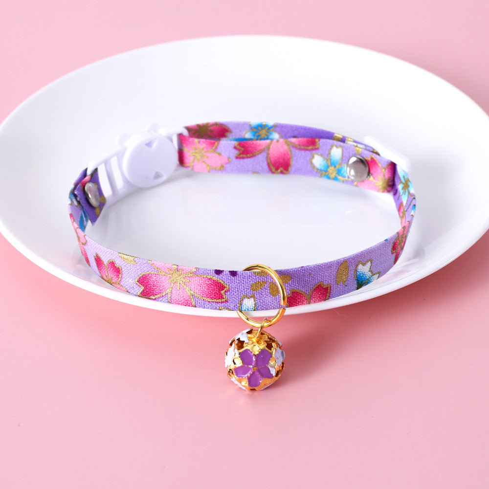 Sakura Bloom Pet Collar